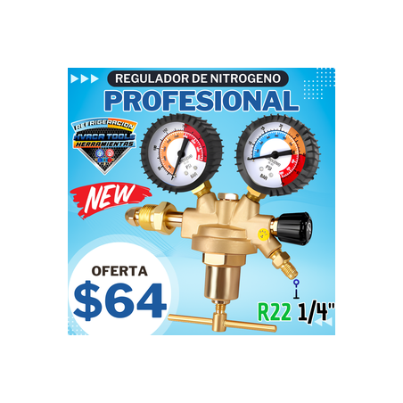 REGULADOR DE NITROGENO PROFESIONAL 600PSI